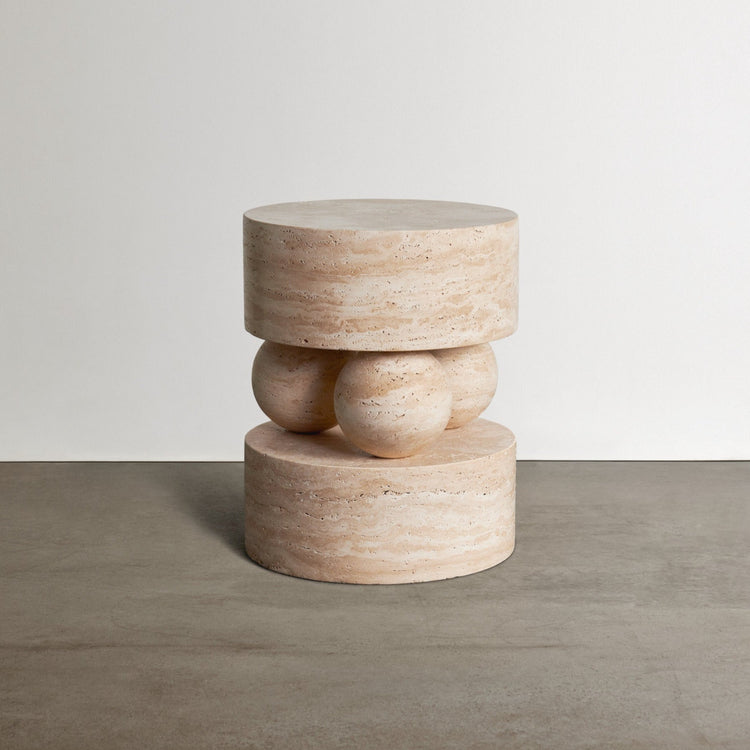 Replica Travertine Stool