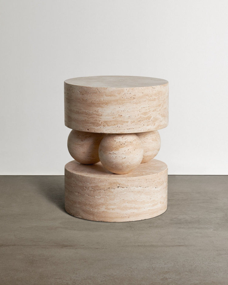 Replica Travertine Stool